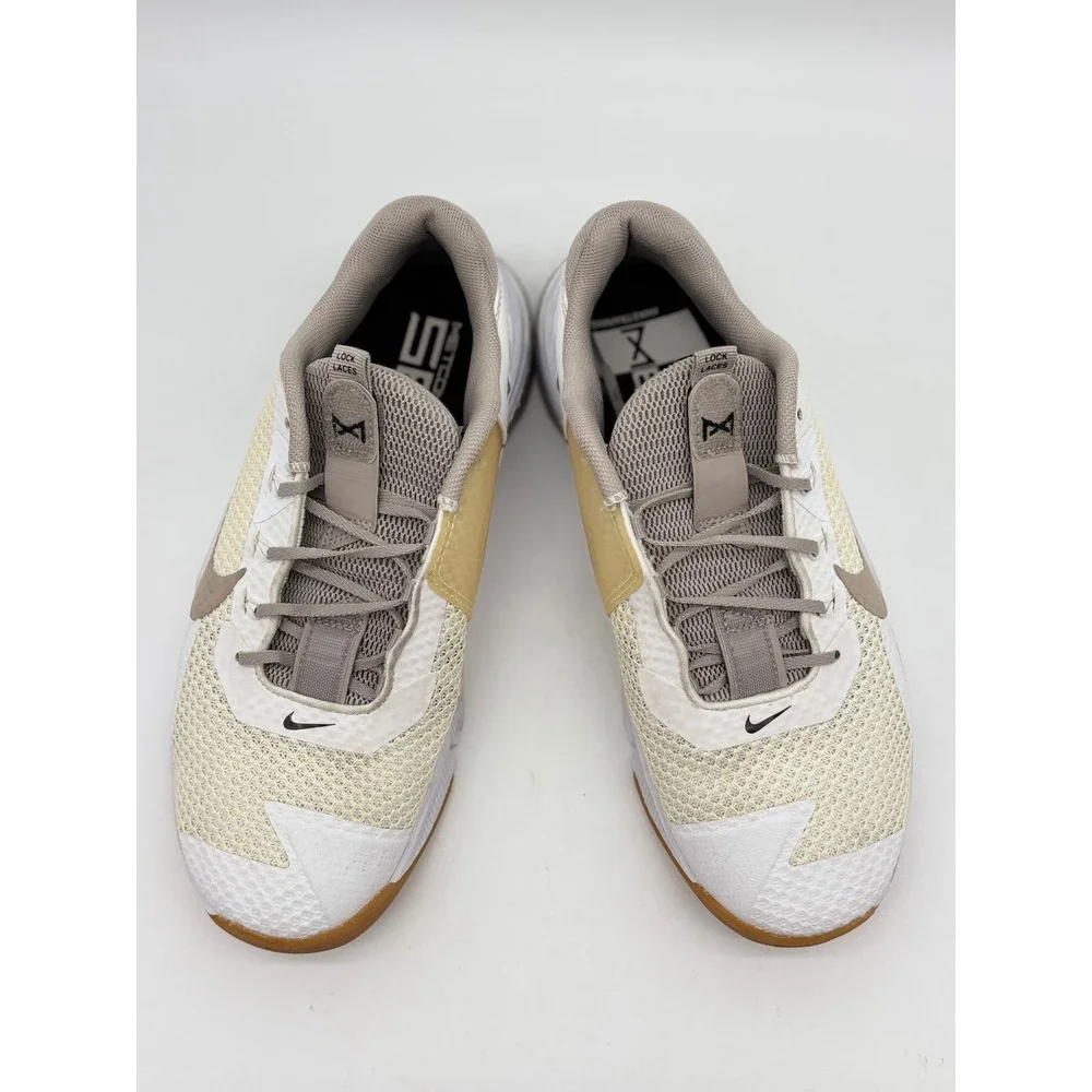 Nike Metcon 8 Mens Training Shoes White Sand Gum DJ7031-991 Size 8
